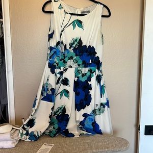 White and Blue dress